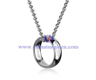 Tungsten Gold Necklace Picture